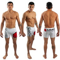 Koral Short Fight MMA šortky biele S