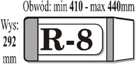 NASTAVITEĽNÝ OBAL KNIHY R8 (50 KS) IKS, IKS NASTAVITEĽNÝ OBAL KNIHY R8 (50 KS) IKS, IKS