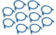 Netienený krútený pár cat6 so zástrčkou RJ45 0,5m x10 Netienený krútený pár cat6 so zástrčkou RJ45 0,5m x10