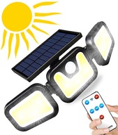 LED solárne svietidlo s pohybovým senzorom + diaľkové ovládanie