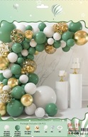 ZELENOZLATÉ BIELY BALÓNY GARLAND SADA SPOLOČNÝCH BALÓNOV SPOLOČENSTVO ZELENOZLATÉ BIELY BALÓNY GARLAND SADA SPOLOČNÝCH BALÓNOV SPOLOČENSTVO
