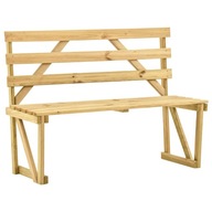 Záhradná lavica, 120 cm, impregnované drevo