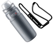 Sada fľaša na vodu Elite Fly Tex 750 ml + košík na bicykel Sada fľaša na vodu Elite Fly Tex 750 ml + košík na bicykel