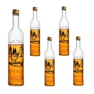 20X DEKORATÍVNE FĽAŠE s KRYŠTÁLOVOU potlačou 500 ML NA DOMÁCE VÍNO A LIKÉRY 20X DEKORATÍVNE FĽAŠE s KRYŠTÁLOVOU potlačou 500 ML NA DOMÁCE VÍNO A LIKÉRY