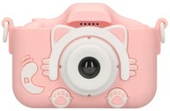 Ružový EXTRALINK H27 Jeden digitálny fotoaparát