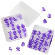Vykrajovačky na cukrovú pastu WILTON LETTERS a NUMBERS Vykrajovačky na cukrovú pastu WILTON LETTERS a NUMBERS