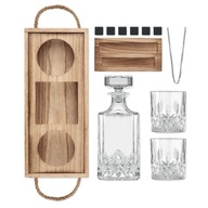 Whisky set karafy na poháre kamienky kliešte Whisky set karafy na poháre kamienky kliešte