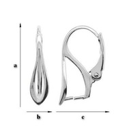 BA-35 English Bigle pre Swarovski Silver 925 BA-35 English Bigle pre Swarovski Silver 925