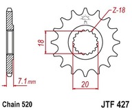 JT JTF427.12 PREDNÉ OZUBENÉ KOLO JT JTF427.12 PREDNÉ OZUBENÉ KOLO
