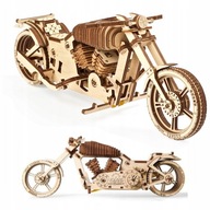 Motocykel PUZZLE 3D mechanické drevené