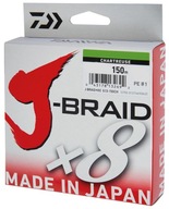 DAIWA BRIDGE J-BRAID X8 0,06MM 150M ZELENÁ |