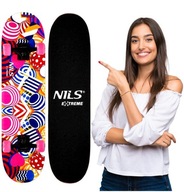 FAREBNÝ MLADÝ RUŽOVÝ NILS SKATEBOARD FAREBNÝ MLADÝ RUŽOVÝ NILS SKATEBOARD