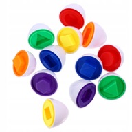 24 ks vajíčok pre batoľatá rovnakej farby