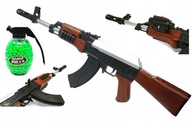Puška BBs AK47 6mm LASER + Granát 800
