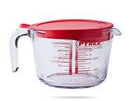 Odmerka s váhou a vrchnákom 1L PYREX Odmerka s váhou a vrchnákom 1L PYREX