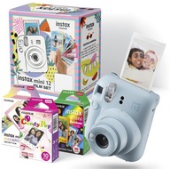 Fotoaparát Fujifilm Instax Mini 12 modrý + 30 fotiek