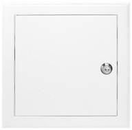 Kovové revízne dvierka 25x25, biele, EZ zámok Kovové revízne dvierka 25x25, biele, EZ zámok
