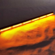 LED svietidlo, oranžový lúč, 12-24V COB 88cm