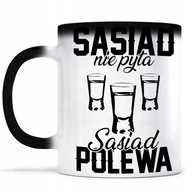 Magický hrnček Vtipný darček pre suseda Magický hrnček Vtipný darček pre suseda