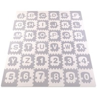 Veľká penová podložka, puzzle, vláčik, písmenká 36 ks Veľká penová podložka, puzzle, vláčik, písmenká 36 ks