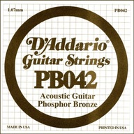 Struna na akustickú gitaru D'Addario PB042