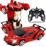 RC AUTO ROBOT TRANSFORMÁTORY 2V1 RC DIAĽKOVÉ červené RC AUTO ROBOT TRANSFORMÁTORY 2V1 RC DIAĽKOVÉ červené