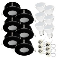 6 x Zápustná halogénová žiarovka IP44 + GU10 7W neutrálna LED žiarovka 6 x Zápustná halogénová žiarovka IP44 + GU10 7W neutrálna LED žiarovka