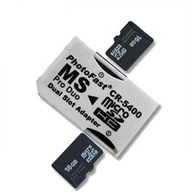 Duálny adaptér MicroSD / MS ProDuo