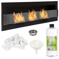 BIO KRB 120x40cm so SKLOM, čierny - NASTAVITEĽNÝ BIO KRB 120x40cm so SKLOM, čierny - NASTAVITEĽNÝ