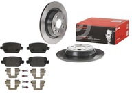 BREMBO DISK + DESTIČKY ZADNÉ PRE FORD MONDEO MK4 S-MAX