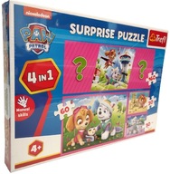 Puzzle s prekvapením PAW PATROL 4v1 TREFL 91901 Puzzle s prekvapením PAW PATROL 4v1 TREFL 91901