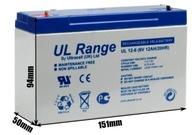 AGM ULTRACELL UL 6V 12AH gélová batéria