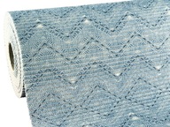 Protišmyková kúpeľňová predložka modrá 220x65 cm Protišmyková kúpeľňová predložka modrá 220x65 cm