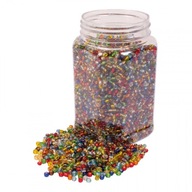 DIY sklenené korálky lesklé dekorácie šperky Ø 4 mm DIY sklenené korálky lesklé dekorácie šperky Ø 4 mm