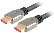 Kábel 1m HDMI v.2.1 8K 4K 240Hz Lanberg Gold 100cm