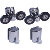 20 mm biely valček Sada 2 valčekov/vodidlá dverí 20 mm biely valček Sada 2 valčekov/vodidlá dverí