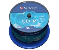 Verbatim 43351 CD (700 MB; 52x; 50ks; Torta)