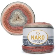 NAKO ANGORA LUKS COLOR priadza 150g/810m 81913 NAKO ANGORA LUKS COLOR priadza 150g/810m 81913
