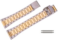 Oceľový náramok na hodinky strieborný-zł 20 mm 20SZ2 Oceľový náramok na hodinky strieborný-zł 20 mm 20SZ2