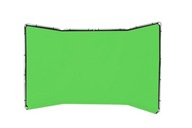 Manfrotto Panoramic 4m Chromakey Zelené pozadie s rámom