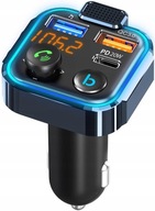FM BLUETOOTH VYSIELAČ QC USB PD RÝCHLA NABÍJAČKA