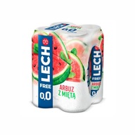 Lech free melón s mätovým nealkoholickým pivom 4x500ml
