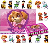 SÚPRAVA TLAKOVEJ PATROL SKYE CAKE CAKEES SET + 16 ZNAKOV SÚPRAVA TLAKOVEJ PATROL SKYE CAKE CAKEES SET + 16 ZNAKOV