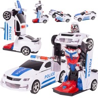 HRA TRANSFORMER AUTO AUTOPOLICAJTICKÝ ROBOT JAZDÍ HRA TRANSFORMER AUTO AUTOPOLICAJTICKÝ ROBOT JAZDÍ