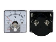 Analógový merač, štvorcový voltmeter, 40V Analógový merač, štvorcový voltmeter, 40V