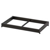 Koľajnica IKEA KOMPLEMENT, čierno-hnedá 50x35 cm PAX Koľajnica IKEA KOMPLEMENT, čierno-hnedá 50x35 cm PAX