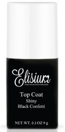 ELISIUM TOP COAT SHINY HYBRID BLACK CONFETTI ELISIUM TOP COAT SHINY HYBRID BLACK CONFETTI