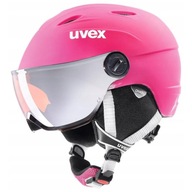 Detská lyžiarska prilba Uvex Junior Visor Pro so šiltom