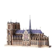 3D KOVOVÉ HÁDANKA – katedrála Notre Dame [PUZZZLE]