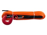 Oranžové syntetické lano na navijak, 5mm, 15m